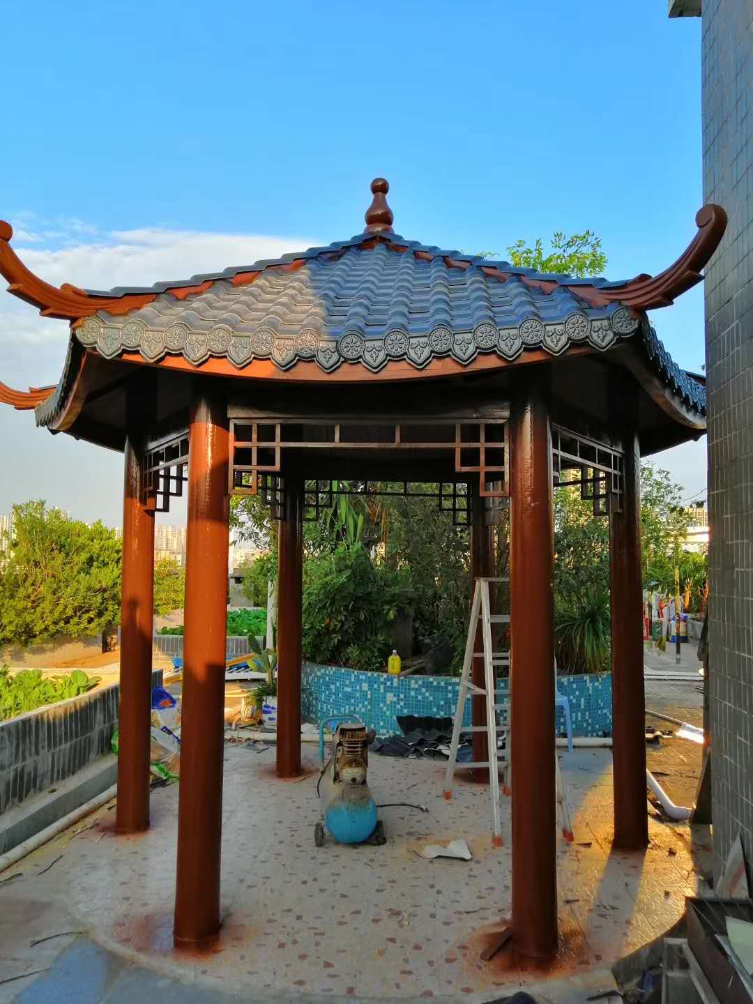 這樣的古劍木涼亭你們喜歡嗎？